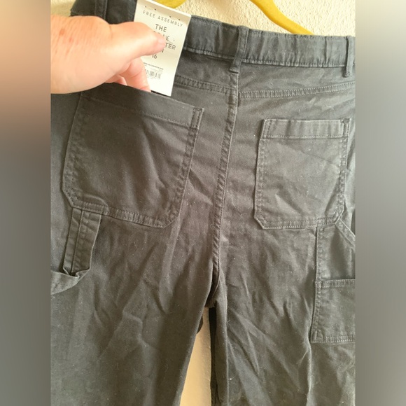 Free Assembly Girls Black Carpenter Wide Leg Jeans NWT 🌴 - Picture 10 of 10